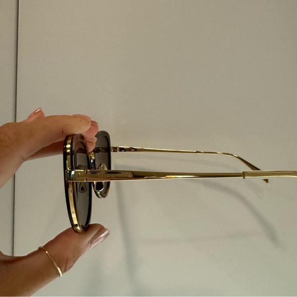 NWOT CELINE CAT EYE SUNGLASSES - CL40203U - HAVANA / GOLD - Picture 8 of 9